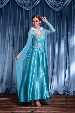 Halloween Anime Frozen Elsa Conte de fées Costumes de princesse